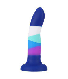 Gode ventouse 6 couleurs bleu - DO-051-S-6